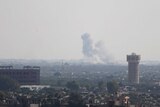 Smoke rises in Egypt's North Sinai