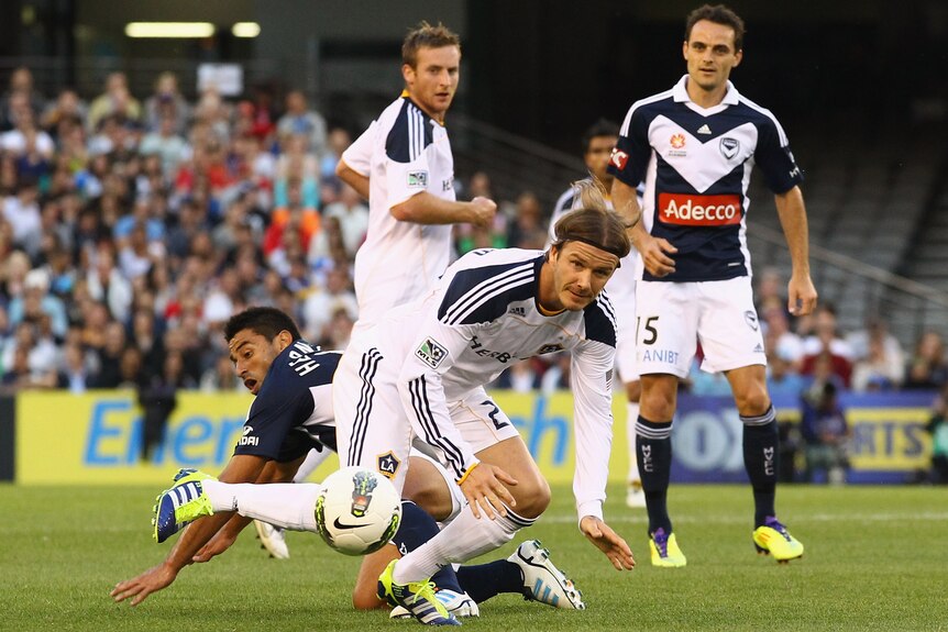 Drawcard ... David Beckham has brought the crowds with him on his two trips to Australia with the Galaxy.