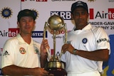 Ricky Ponting and Anil Kumble