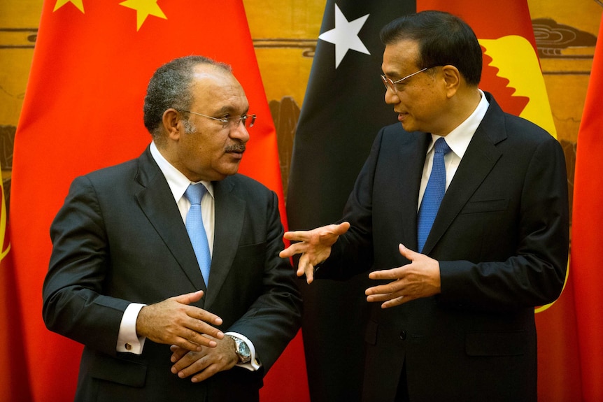 Peter O'Neill and Li Keqiang