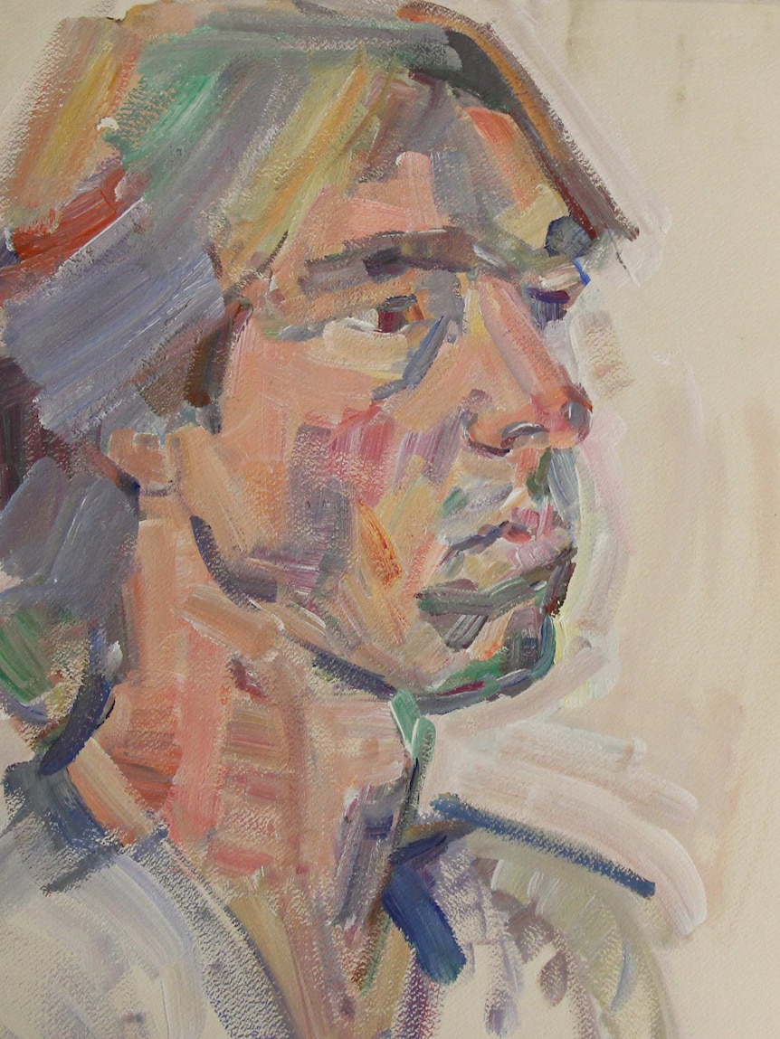 A portrait of an unknown model