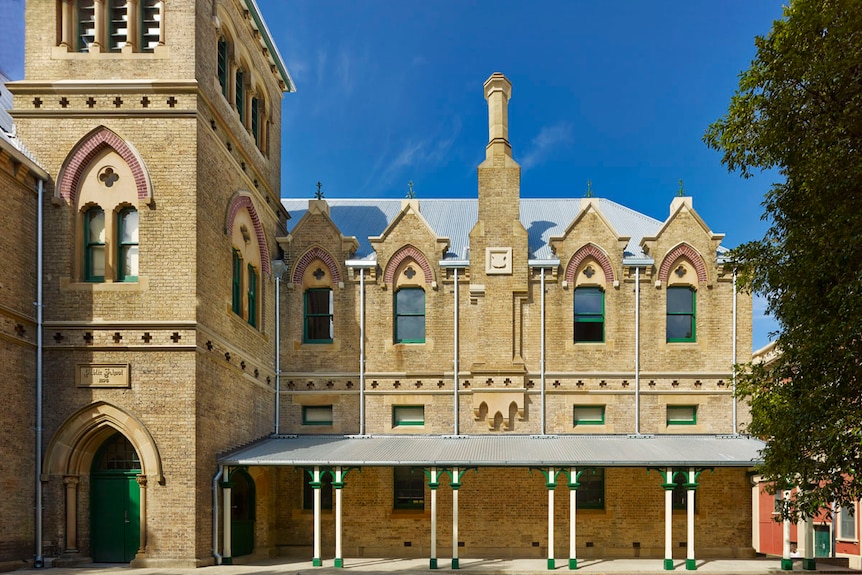 Buildings at Newtown Performing Arts High School