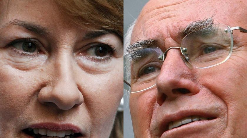 The poll puts Maxine McKew ahead of John Howard by four points, after preferences (File photo).