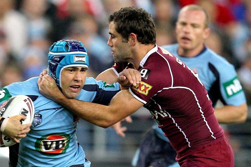 Brief highlight ... Soward featured for NSW's Origin side in 2011.