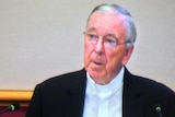 Retired Bishop Brian Heenan testifies at the Rockhampton hearing
