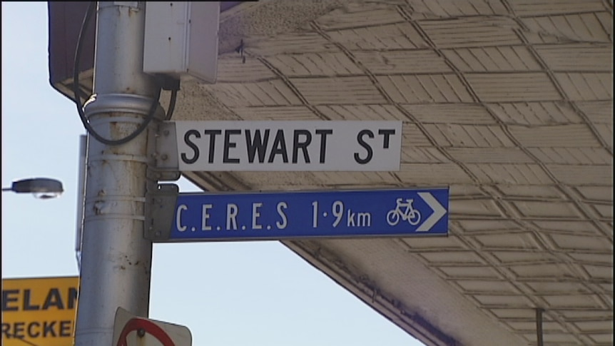 Stewart Street in Brunswick where a woman was allegedly attacked