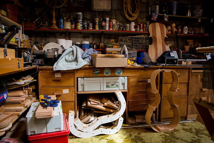 Woodworking workshop, Tasmania, December, 2017.