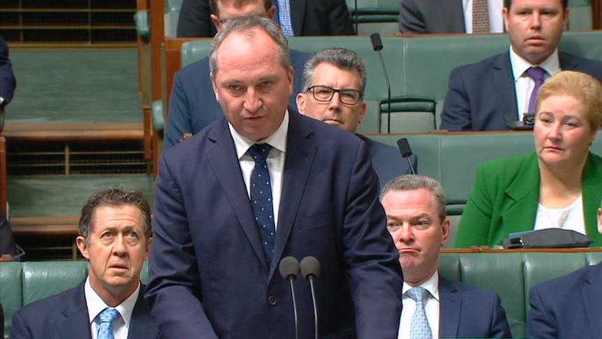 Barnaby Joyce is referring his case to the High Court