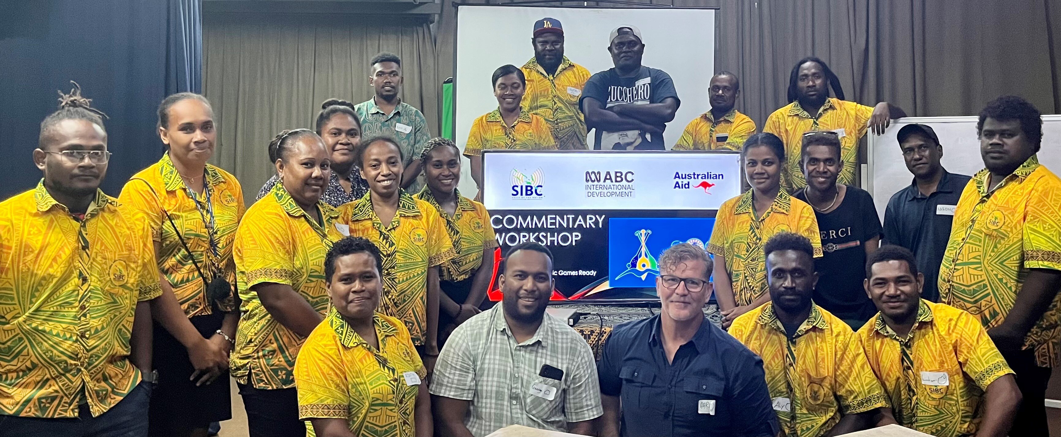 Broadcast team trains hard for upcoming Pacific Games coverage - ABC ...