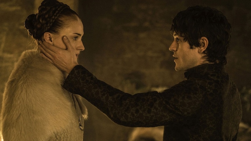 Sansa Stark and Ramsay Bolton in season 5 of Game of Thrones