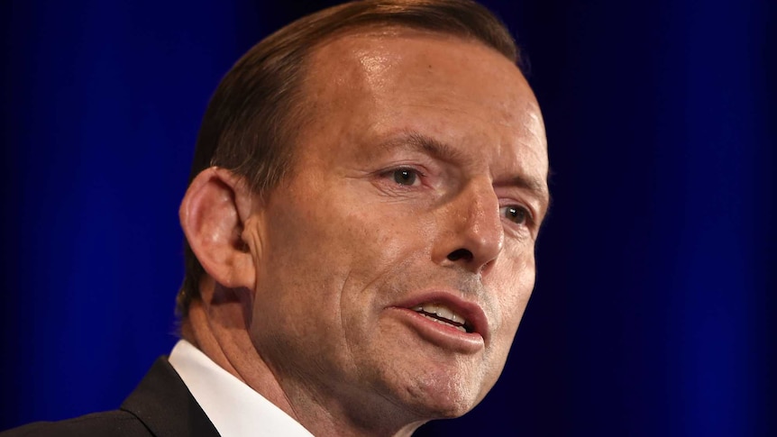 Prime Minister Tony Abbott addresses the Sydney Institute.