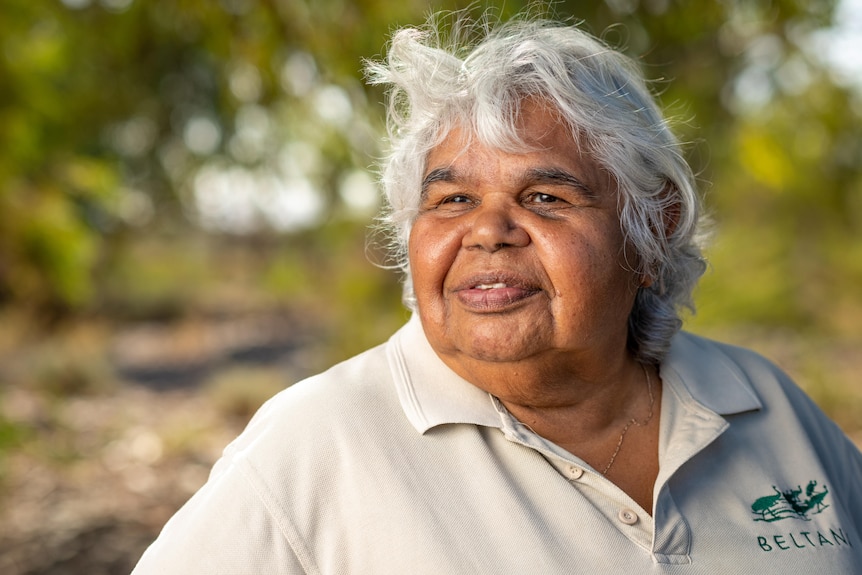 Portrait photo of Adnyamathanha woman Beverley Patterson.