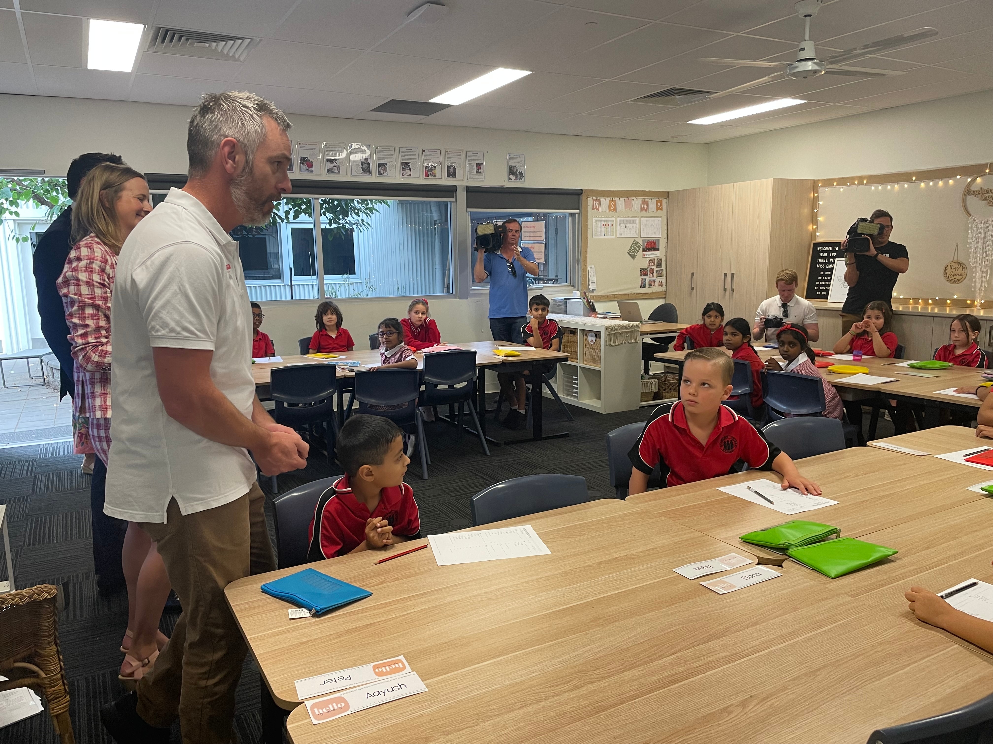 Richmond Primary School's autism inclusion teacher Rob Oien.