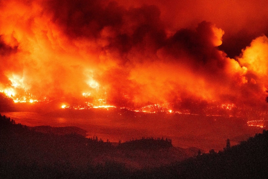 Seen from the Forbestown community in Butte County.