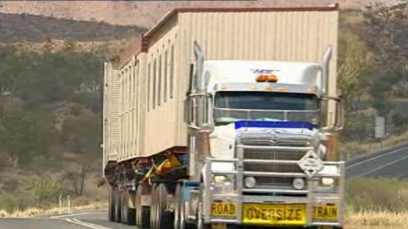 Road trains limited to 90 kph but drivers keen to go faster