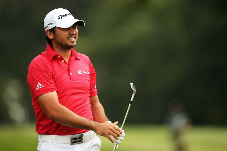 Jason Day in action at Barclays