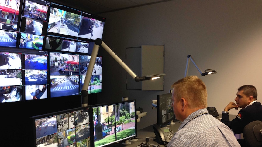 CCTV control room Parramatta
