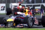 Fizzled finish: Webber had a sniff of a podium finish until the second-last lap.