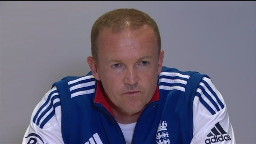 England coach Andy Flower says comments about Trott 'disrespectful'