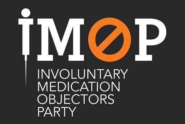 The Involuntary Medication Objectors Party logo.