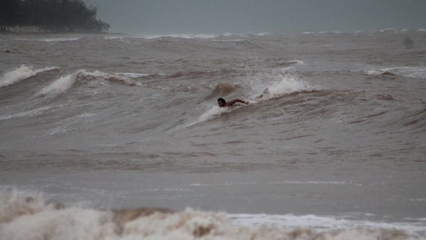 Surf's up as Cyclone Lam approaches NT coast