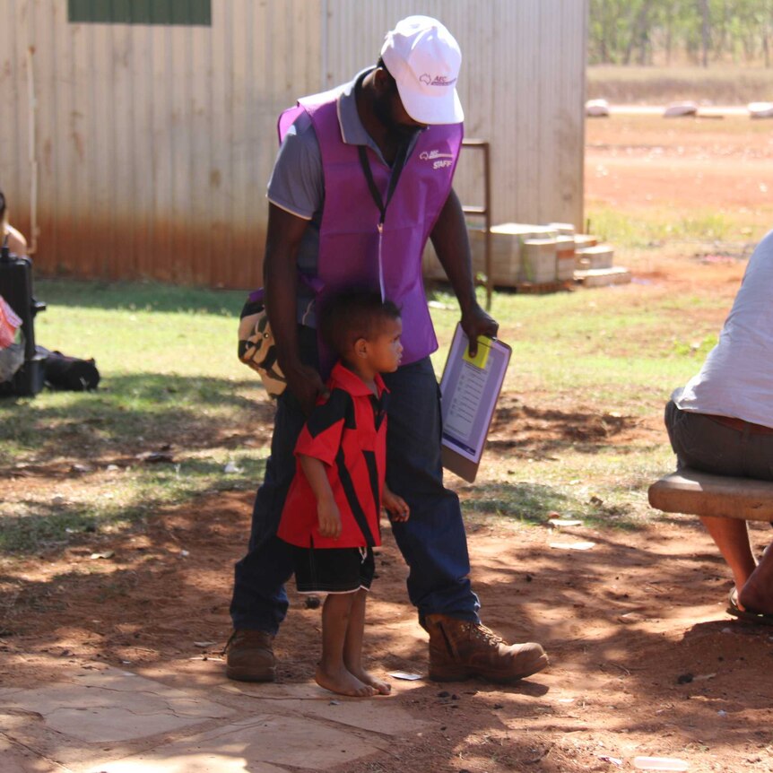 Voting officials in Bulman