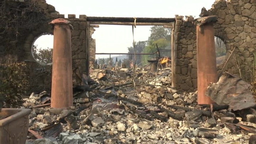 Wildfires destroy hundreds of homes and businesses in California