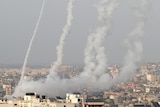 Hamas rocket fire near Jerusalem
