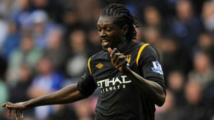 Togo captain and Manchester City striker Emmanuel Adebayor says his players thought they would die. (File photo)