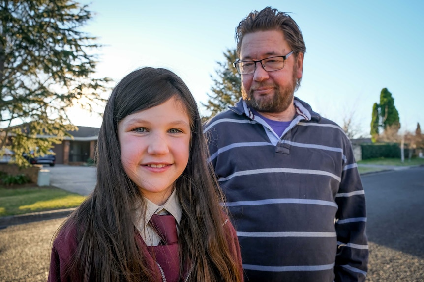 Lorelei and Peter Murko in the afternoon sun, outside their Bowral home in NSW.