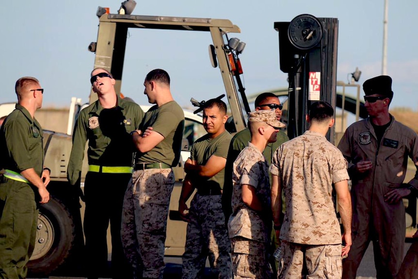 US Marines at Darwin Airport