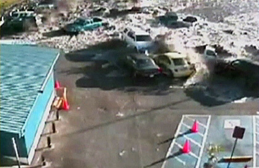 New footage of deadly wave - ABC News