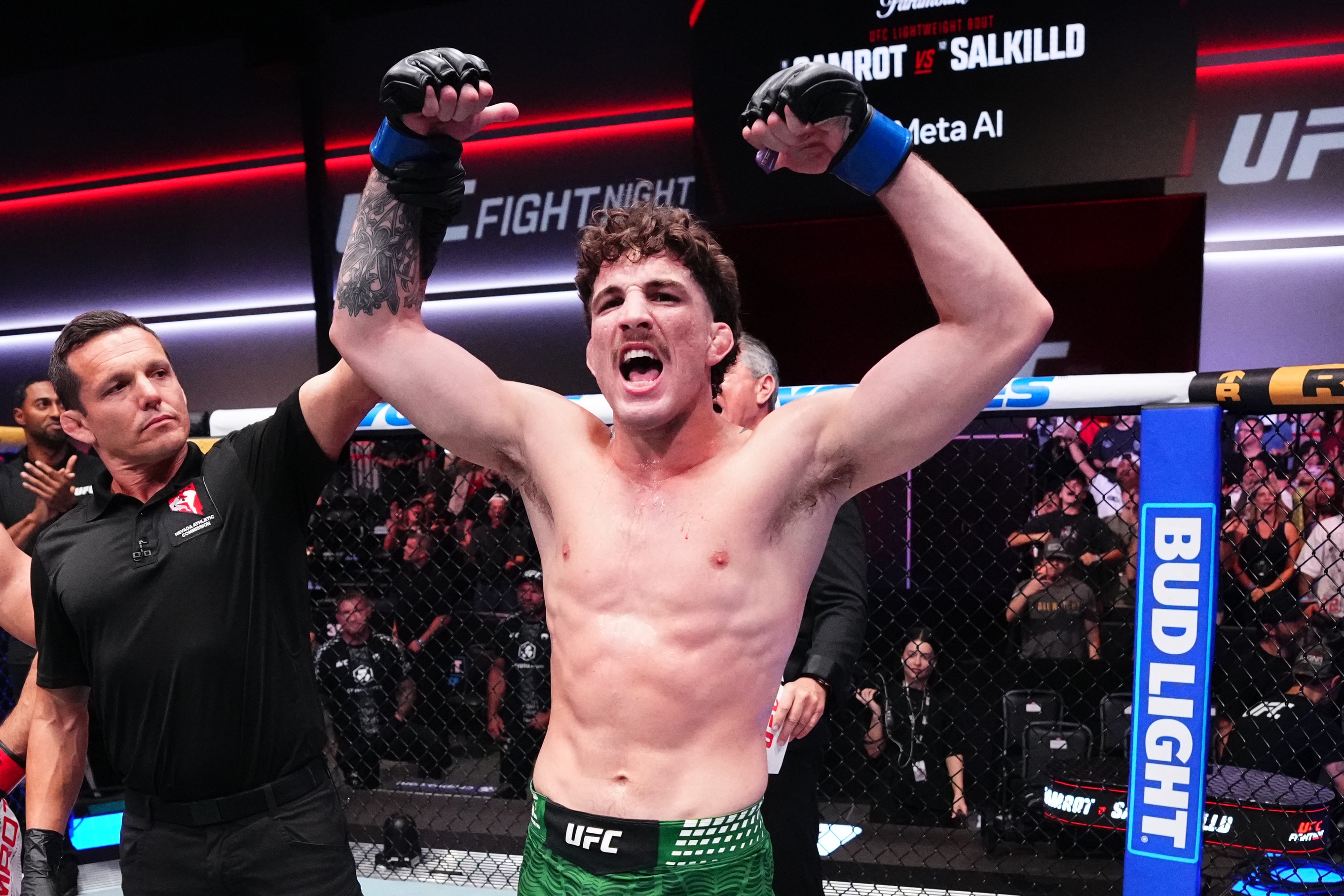 Rising Aussie UFC star calls for tougher fighters after first-round win