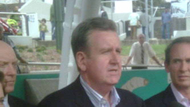 NSW Premier-elect Barry O'Farrell at Parramatta