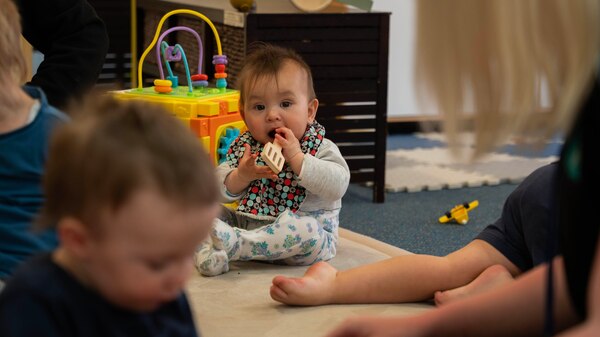 Young baby at Childcare, Queenstown