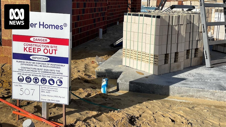 Le constructeur de Perth, Collier Homes, s’effondre au milieu de la pression exercée à l’échelle de l’Australie sur le secteur de la construction résidentielle.