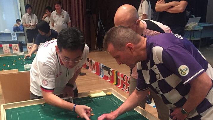 Australia plays Japan in Subbuteo Asian Cup