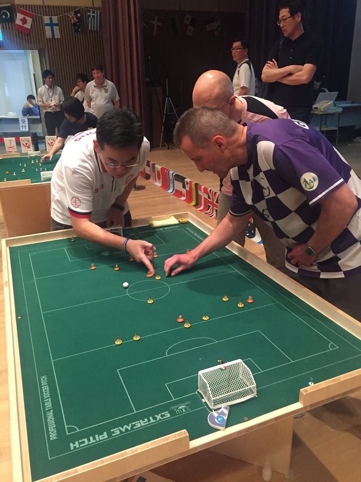 Australia plays Japan in Subbuteo Asian Cup