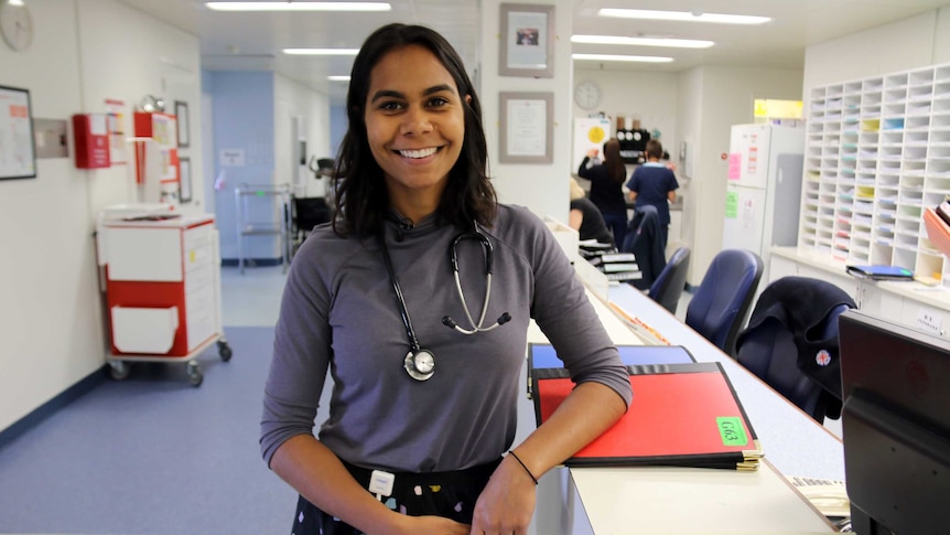 Vinka Barunga is one of six Aboriginal medical graduates in her year.
