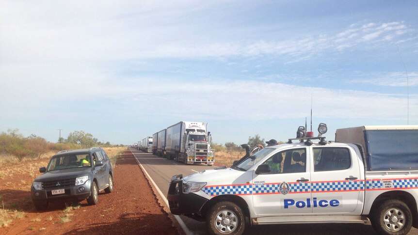Police investigate death of man hit by road train