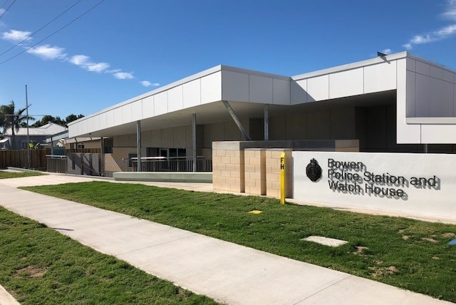 The exterior of bowen police station and watch house
