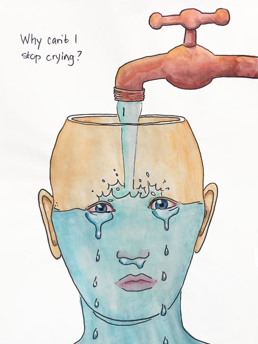 Tap and tears cartoon