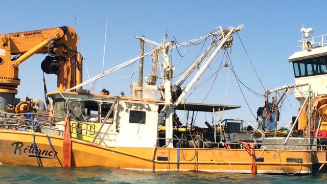 Sunken prawn trawler Returner