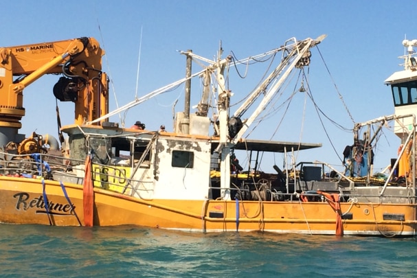 Sunken prawn trawler Returner