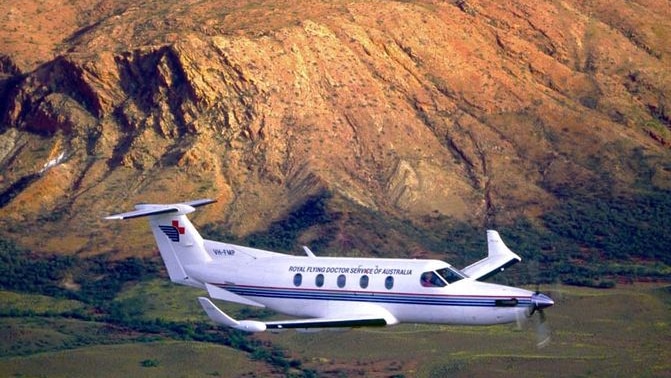 A Royal Flying Doctor Service plane helps country residents who need urgent medical care.