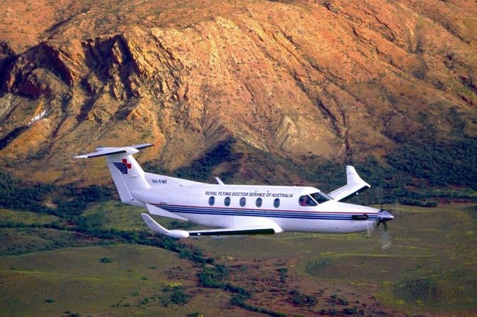 A Royal Flying Doctor Service plane helps country residents who need urgent medical care.