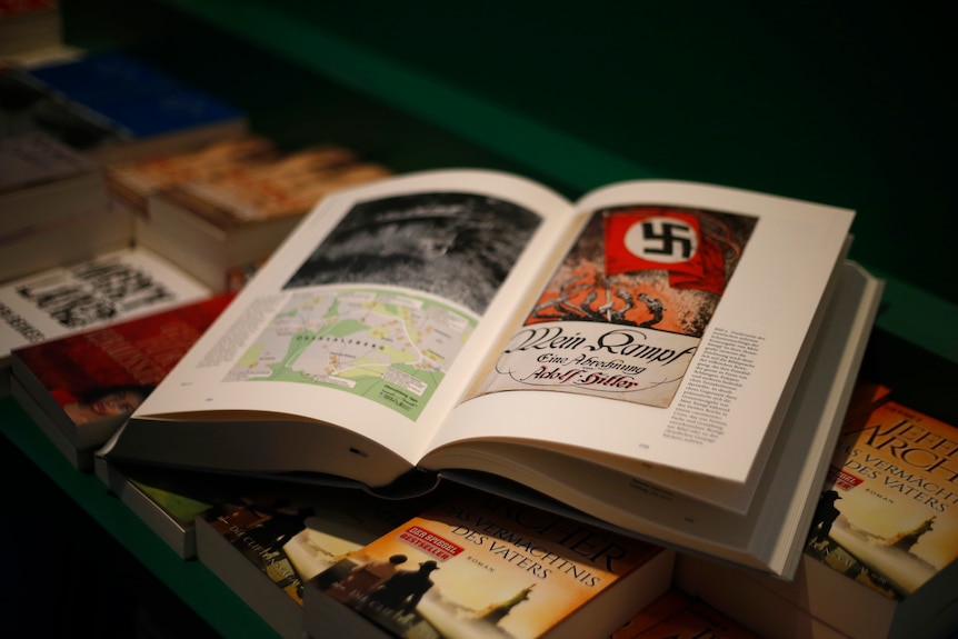 Hitler's Mein Kampf in a bookshop