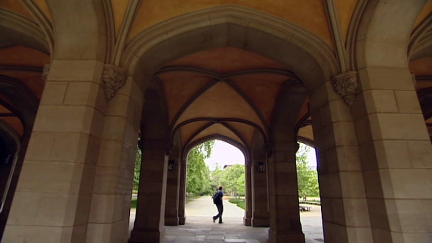 Archway at Melbourne University campus