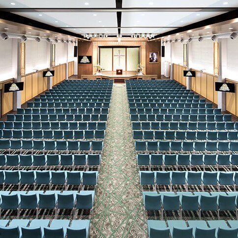 A large auditorium