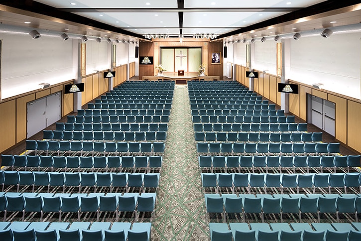 A large auditorium